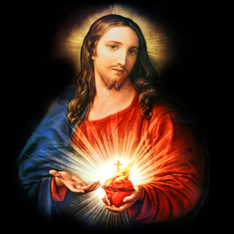Jesus offering his Sacred Heart